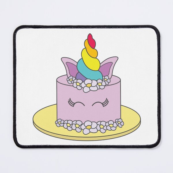 Item preview, Rainbow Unicorn Cake designed and sold by Suzakara Designs.