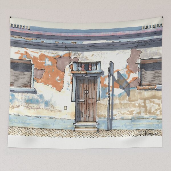 Item preview, Sunny Facade in Silves Portugal designed and sold by Gregg Brown.