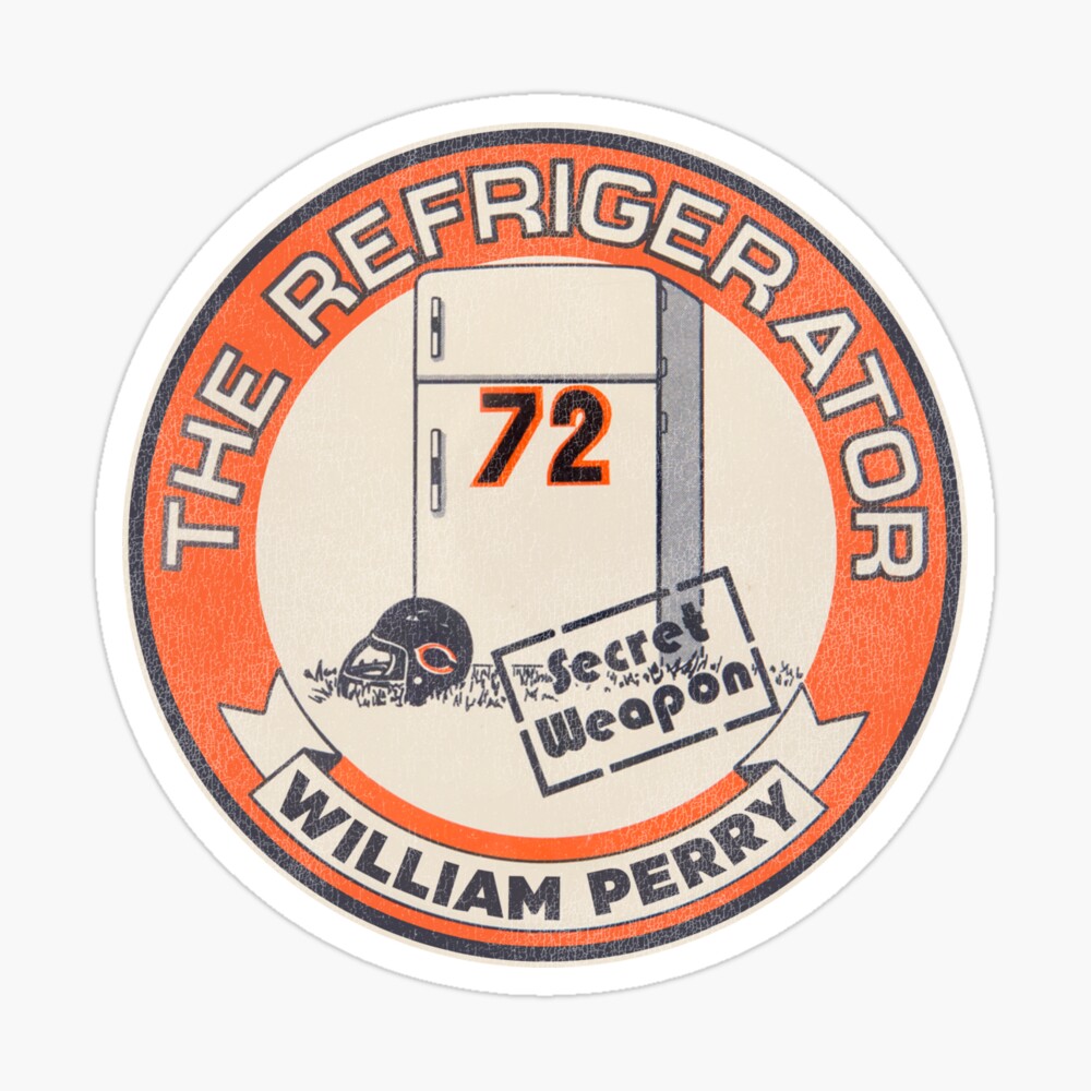 William The Refrigerator Perry, Chicago ART Print From