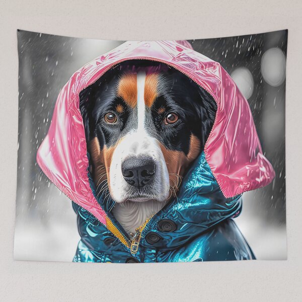 Item preview, Dog in a Raincoat designed and sold by Elisabeth Lucas.