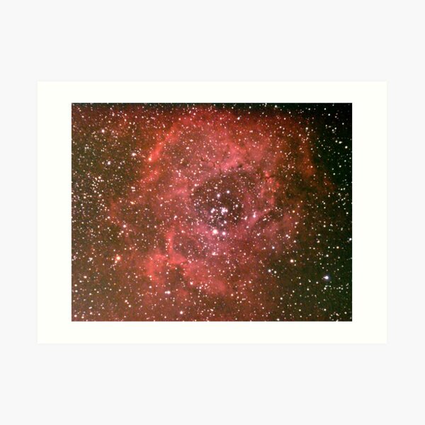 rosette nebula Art Print