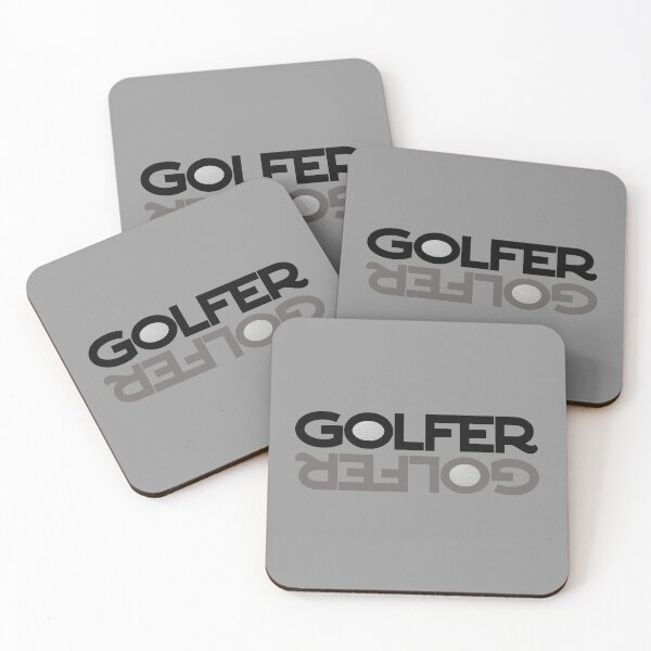 Item preview, Golfer Simple Reflective Shadow Golf and Ball Design designed and sold by FuddalanDesigns.
