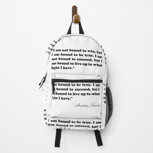 Item preview, Abraham Lincoln Quote - I am not bound to win  designed and sold by Spearsbrent.