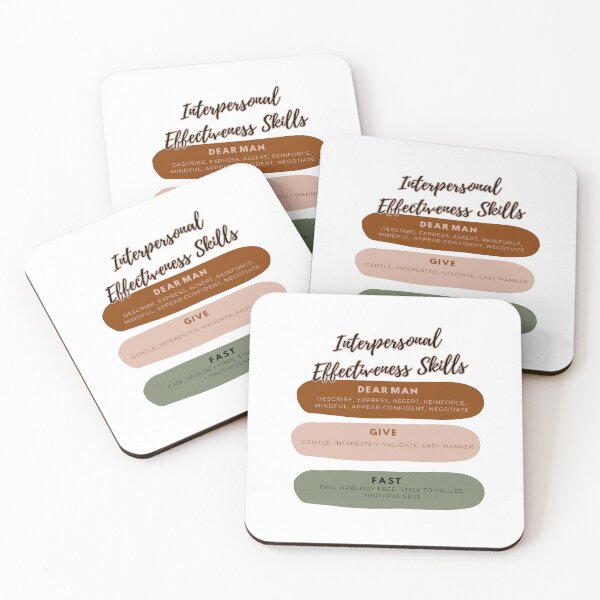 Item preview, DBT: interpersonal effectiveness skills designed and sold by Der Geist.