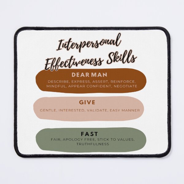 Item preview, DBT: interpersonal effectiveness skills designed and sold by Der Geist.