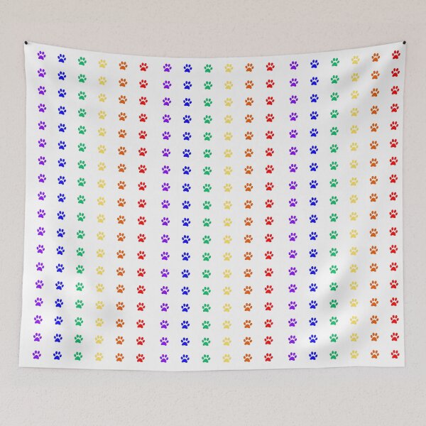Item preview, Rainbow pawprints designed and sold by Sci-Art-Cafe.