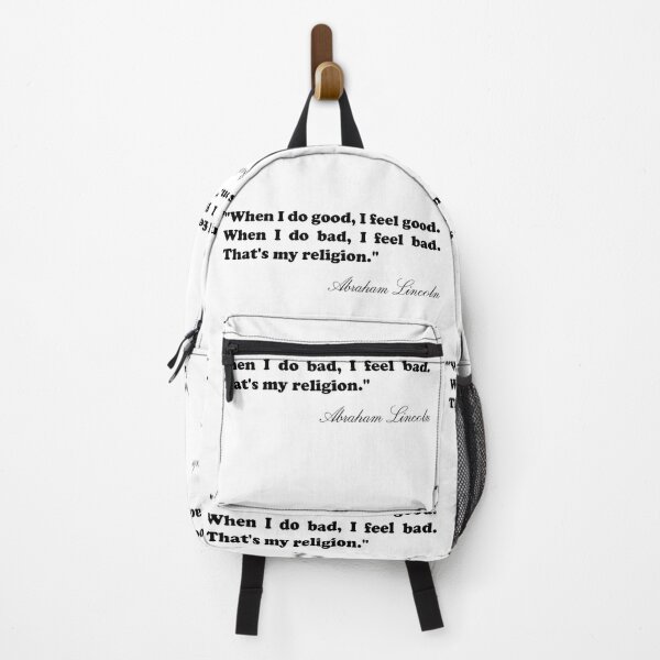 Item preview, Abraham Lincoln Quote - When i do good, I feel good designed and sold by Spearsbrent.