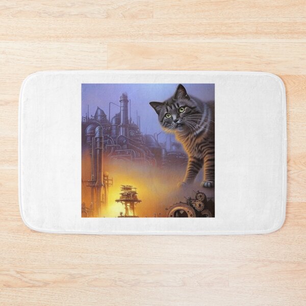 Item preview, Steampunk Cat AI Generated Artificial Intelligence Robot Generated designed and sold by OurFunnyDesigns.