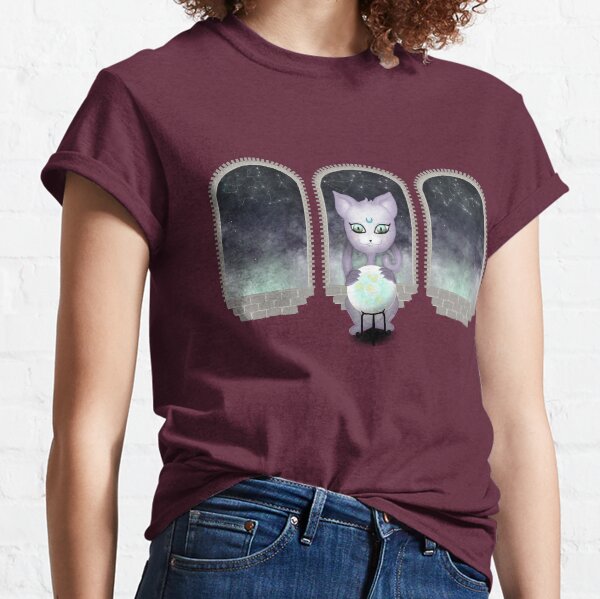 Mystic Miku | Crystal Ball & Zodiac | Wine Red Classic T-Shirt