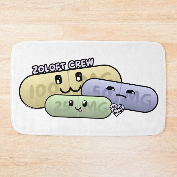 Item preview, Zoloft Crew Medication Health Awareness Character designed and sold by digitalsorceres.