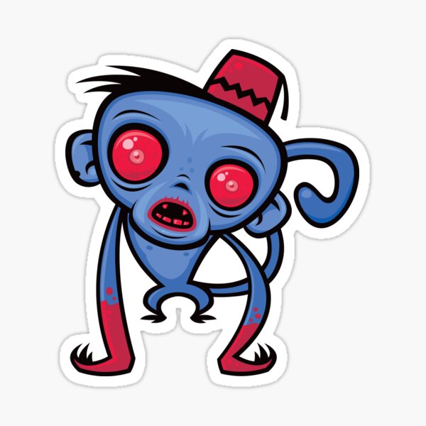 Meme Monkey Sticker - Liberty Maniacs