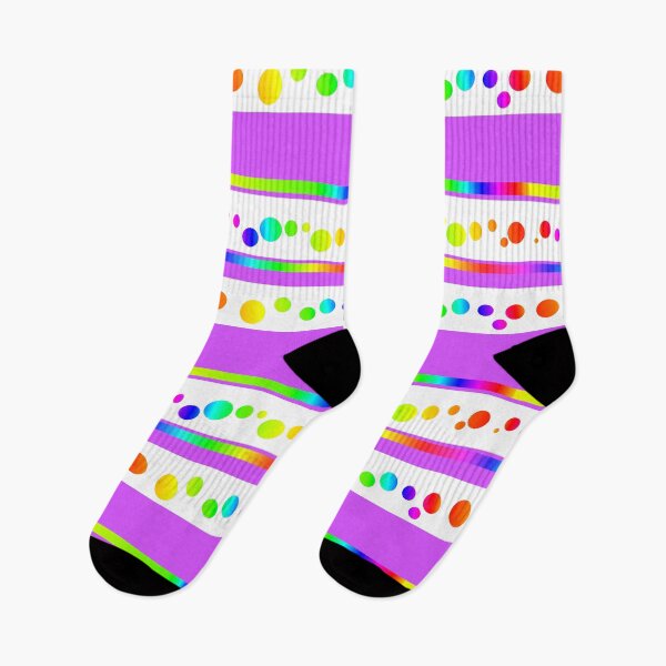 Item preview, Rainbow violet abstract circles | Rainbow violet abstract dots designed and sold by lausn.