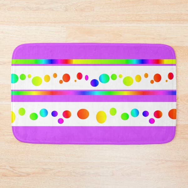 Item preview, Rainbow violet abstract circles | Rainbow violet abstract dots designed and sold by lausn.