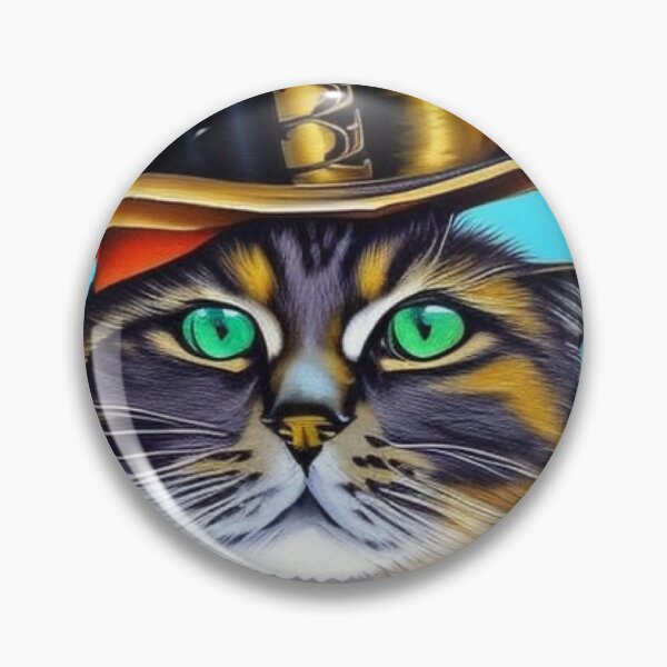 Item preview, Steampunk Cat Hat AI Generated Artificial Intelligence Robot Generated designed and sold by OurFunnyDesigns.