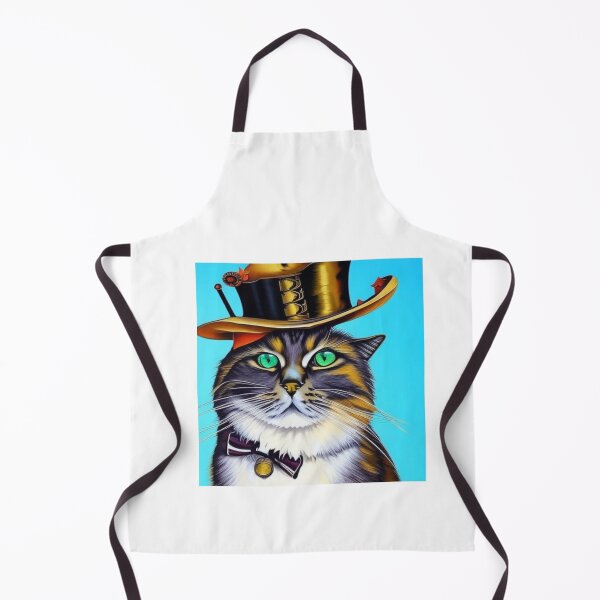Item preview, Steampunk Cat Hat AI Generated Artificial Intelligence Robot Generated designed and sold by OurFunnyDesigns.