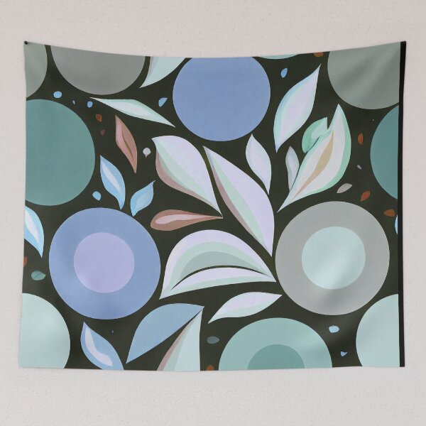 Item preview,  Modern minimalistic geometric pattern designed and sold by knuppify.