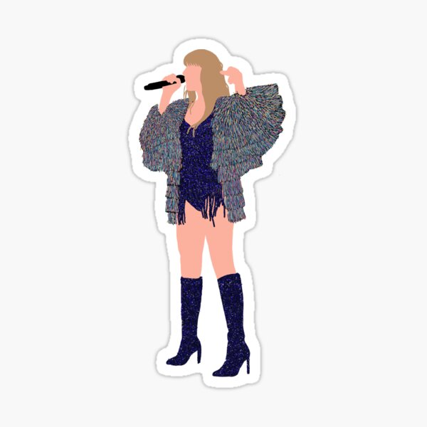 Taylor Swift Eras Tour Art Sticker For Sale By Nerfie Redbubble