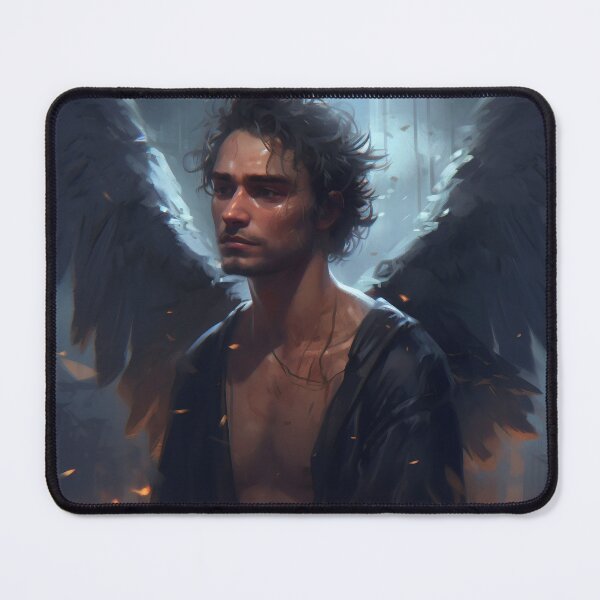 Item preview, Voided Vigor: The Tale of a Mighty Man with Black Wings and an Emptied Soul designed and sold by oanaunciuleanu.
