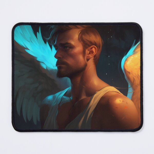 Item preview, Voided Vigor: The Tale of a Mighty Man with Black Wings and an Emptied Soul designed and sold by oanaunciuleanu.