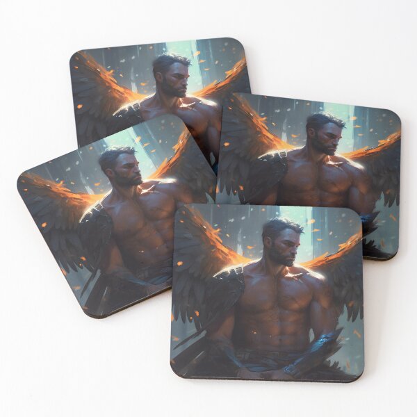 Item preview, Voided Vigor: The Tale of a Mighty Man with Black Wings and an Emptied Soul designed and sold by oanaunciuleanu.