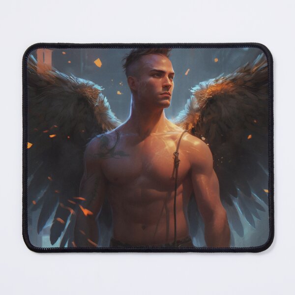 Item preview, Voided Vigor: The Tale of a Mighty Man with Black Wings and an Emptied Soul designed and sold by oanaunciuleanu.
