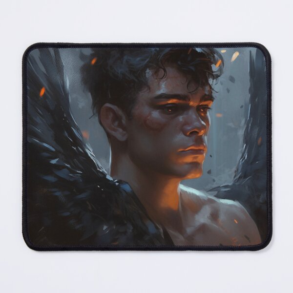 Item preview, Voided Vigor: The Tale of a Mighty Man with Black Wings and an Emptied Soul designed and sold by oanaunciuleanu.
