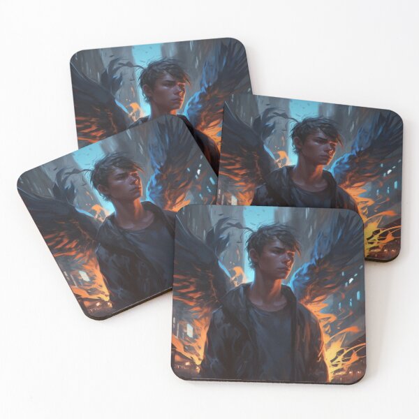 Item preview, Voided Vigor: The Tale of a Mighty Man with Black Wings and an Emptied Soul designed and sold by oanaunciuleanu.