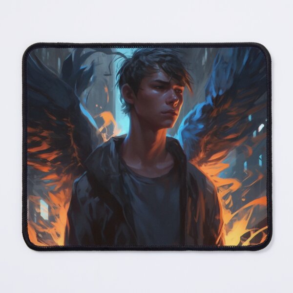 Item preview, Voided Vigor: The Tale of a Mighty Man with Black Wings and an Emptied Soul designed and sold by oanaunciuleanu.