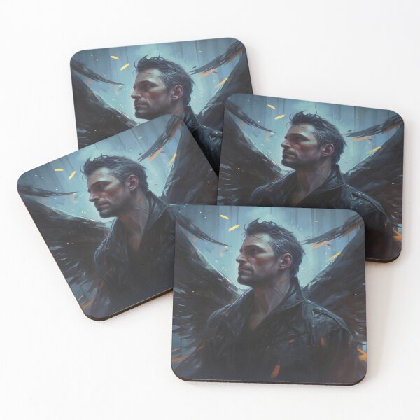 Item preview, Voided Vigor: The Tale of a Mighty Man with Black Wings and an Emptied Soul designed and sold by oanaunciuleanu.