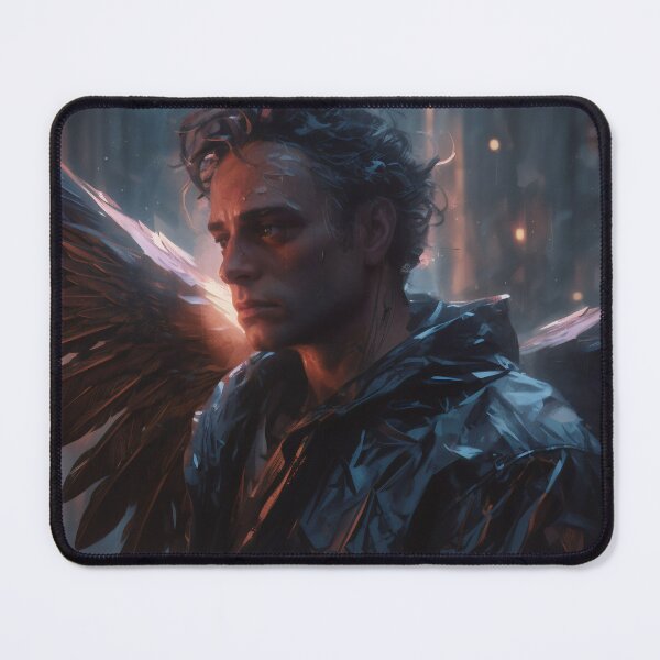 Item preview, Voided Vigor: The Tale of a Mighty Man with Black Wings and an Emptied Soul designed and sold by oanaunciuleanu.