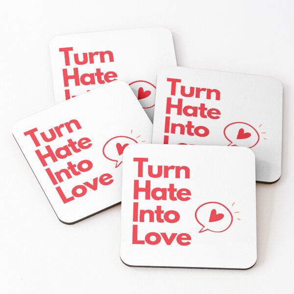Item preview, Turn Hate Into Love designed and sold by JL-TEESHOP.
