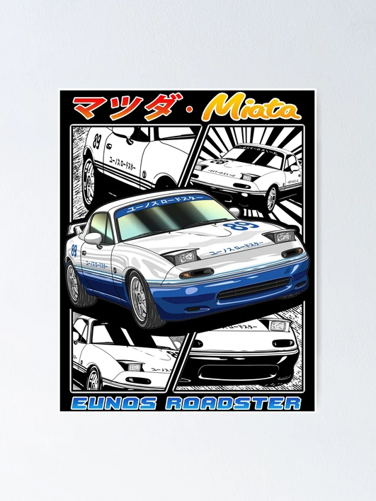 EUNOS ROADSTER M2 1001 イラストアート フレーム EUNOS ROADSTER M2 1001 イラストアート フレーム（1991 Eunos