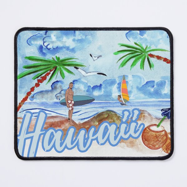 Item preview, paradise island sunset Beach Hawaii Honolulu designed and sold by gedkeaw.