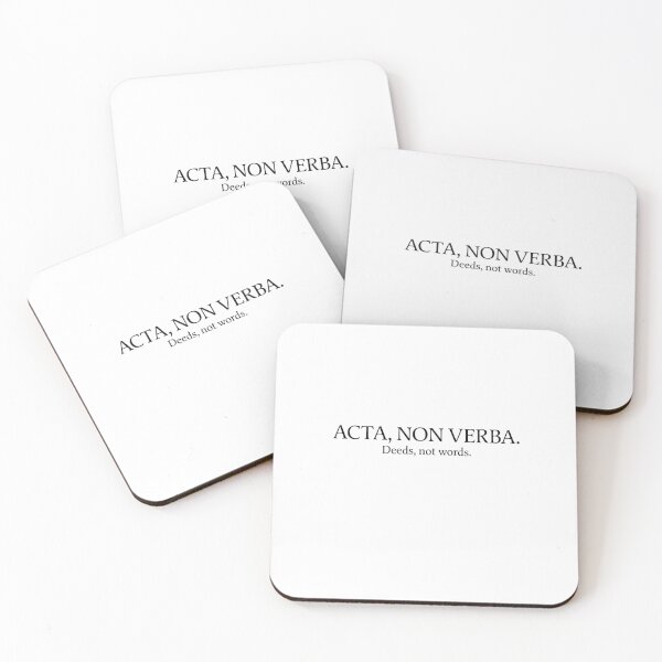 Item preview, Acta non verba deeds not actions designed and sold by RossDillon.