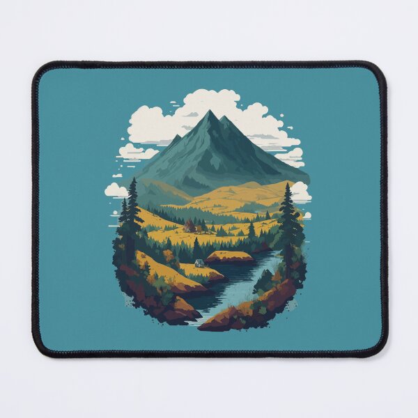 Item preview, Lush Mountain Landscape designed and sold by FiaFiaPress.