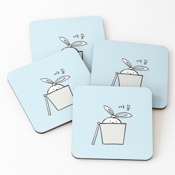 Item preview, Bunny Bag, on blue, BIG Bunny, Korean trashcan designed and sold by SOFIE in SEOUL.