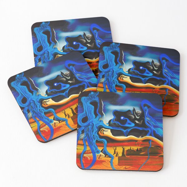 Item preview, Underworld, Digital Painting, Art, iPad pro, luases.art, psychedelic, print, space, aliens, iphone, digital canvas, stickers, magnets shirts, original designed and sold by LucidCraft.