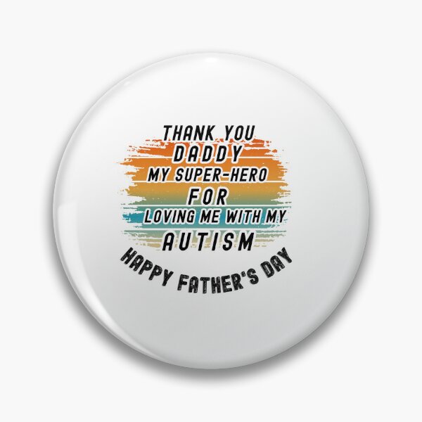Item preview,  Autism superhero Dad,  Father's Day superhero, Happy Father's Day Fun Design designed and sold by DareDreams.
