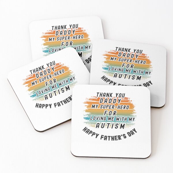 Item preview,  Autism superhero Dad,  Father's Day superhero, Happy Father's Day Fun Design designed and sold by DareDreams.