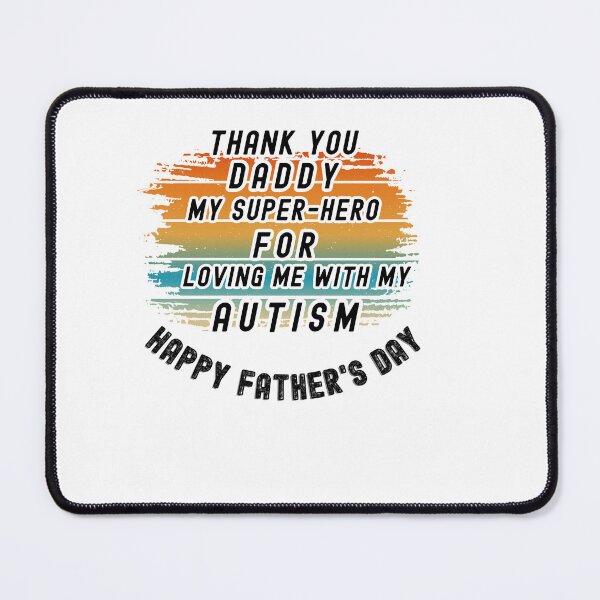 Item preview,  Autism superhero Dad,  Father's Day superhero, Happy Father's Day Fun Design designed and sold by DareDreams.