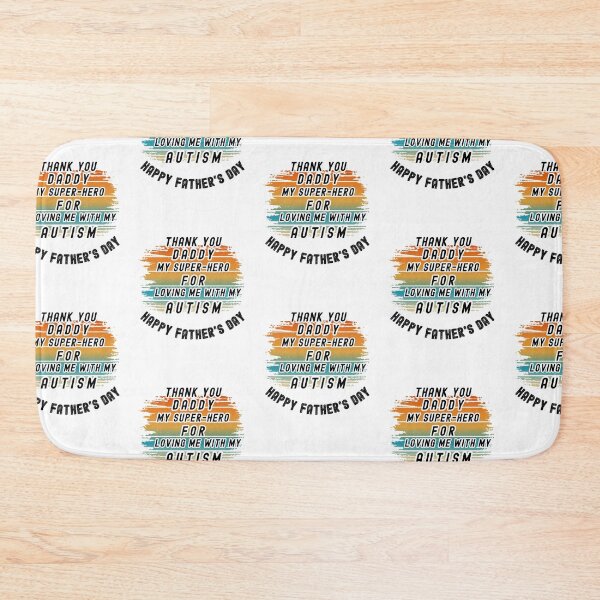 Item preview,  Autism superhero Dad,  Father's Day superhero, Happy Father's Day Fun Design designed and sold by DareDreams.