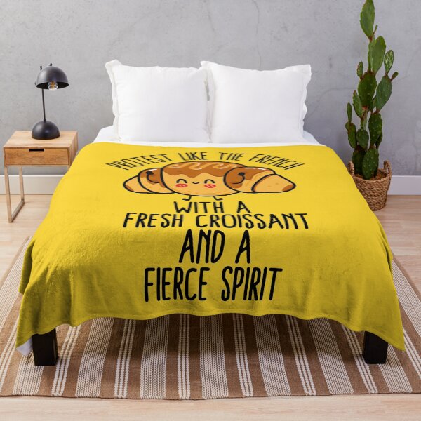 Item preview, Protest Like the French - With a Fresh Croissant and A Fierce Spirit designed and sold by TrippyHistory.