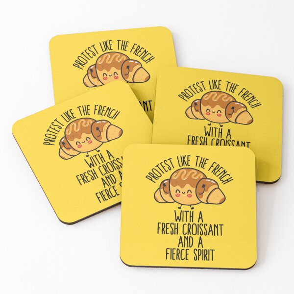 Item preview, Protest Like the French - With a Fresh Croissant and A Fierce Spirit designed and sold by TrippyHistory.