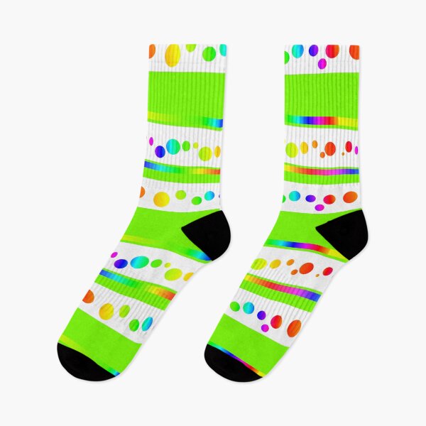 Item preview, Rainbow green abstract circles | Rainbow green abstract dots designed and sold by lausn.
