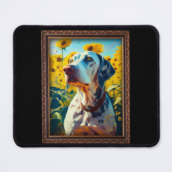 Item preview, Pointer Sunflower Painting Adorable Dog designed and sold by rafaeltto.