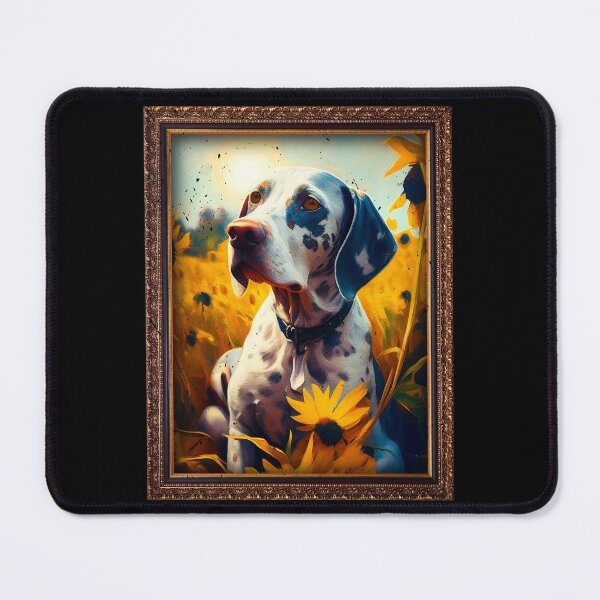 Item preview, Pointer Sunflower Painting Adorable Dog designed and sold by rafaeltto.