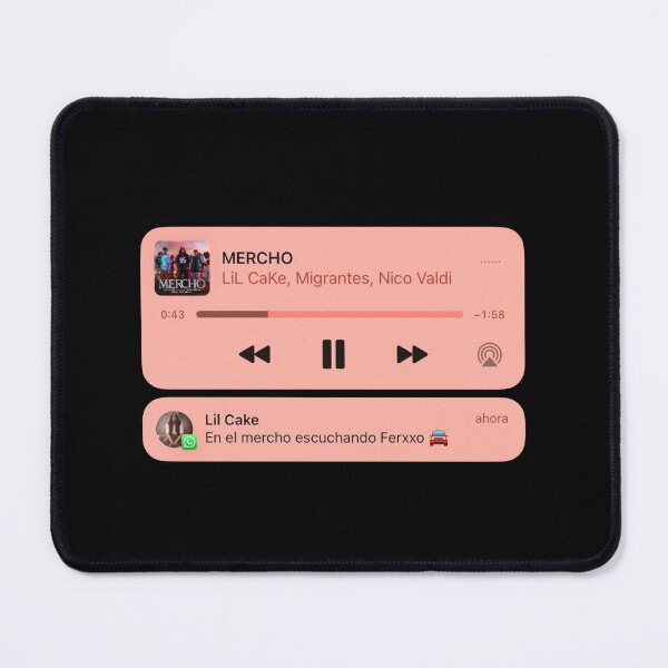 Item preview, Lil Cake MERCHO T-shirt, Migrants, Nico Valdi | Sticker of in the merco listening to Ferxxo by Pintiita designed and sold by pintiita.