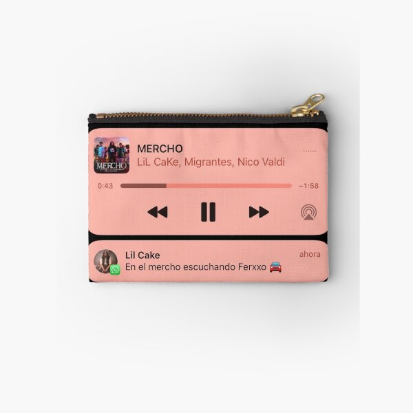 Item preview, Lil Cake MERCHO T-shirt, Migrants, Nico Valdi | Sticker of in the merco listening to Ferxxo by Pintiita designed and sold by pintiita.