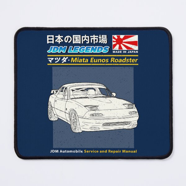 Item preview, Mazda Miata Eunos Roadster Car Maintenance Manual Cover designed and sold by JDM Guyvit.