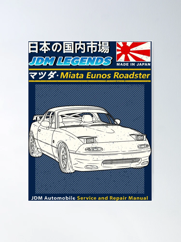 Mazda Miata Eunos Roadster Car Maintenance Manual Cover